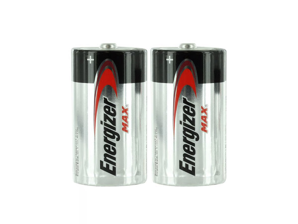 Energizer E95 D Size 1.5 Volt Alkaline Batteries - 2 Pack