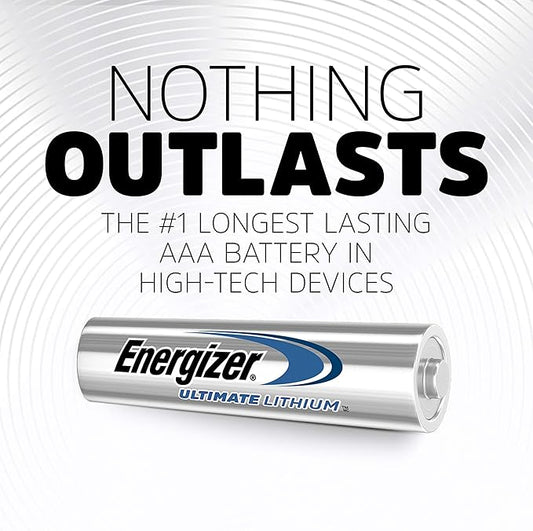 Energizer AAA Lithium Batteries L92 – 4 Pack