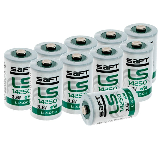 SAFT LS14250 1/2AA 3.6 Volt Lithium Battery - Per Unit