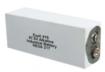 Exell Batteries 416A (NEDA 217, A416, ER-416) 67.5V Alkaline Battery