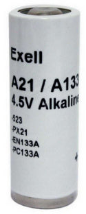 Exell Batteries A21PX / A133 / 523 (3LR50) 4.5V Alkaline Battery