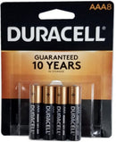 Duracell MN2400B8 AAA 8 Blister Pack AAA Made in USA, Exp. 3 - 2035