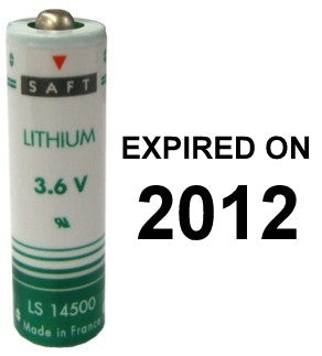 Saft LS14500 Battery - 3.6V Lithium AA Cell Li-SOCI2
