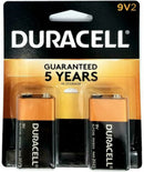 Duracell MN1604B2 9 Volt Size Battery 2 pack - Made in USA, Exp. 3 - 2023