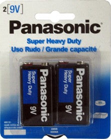 Panasonic 9V Super Heavy Duty Battery 2 pack