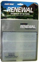 Rayovac Renewal Power Station Charger ONLY for Renewal Alkaline - Charges up to 8 D, C, AA or AAA