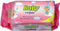Baby Wipes, 80 Sheets (Refills), pink wrap