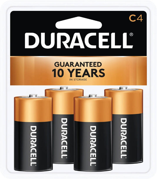 Duracell C Size 1.5 Volt Alkaline Batteries