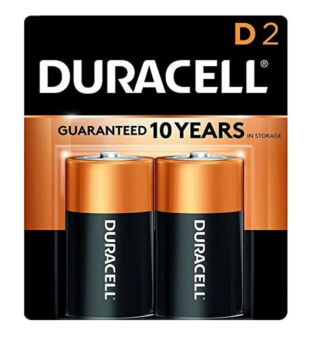 Duracell MN1300 D Size 1.5 Volt Alkaline Batteries