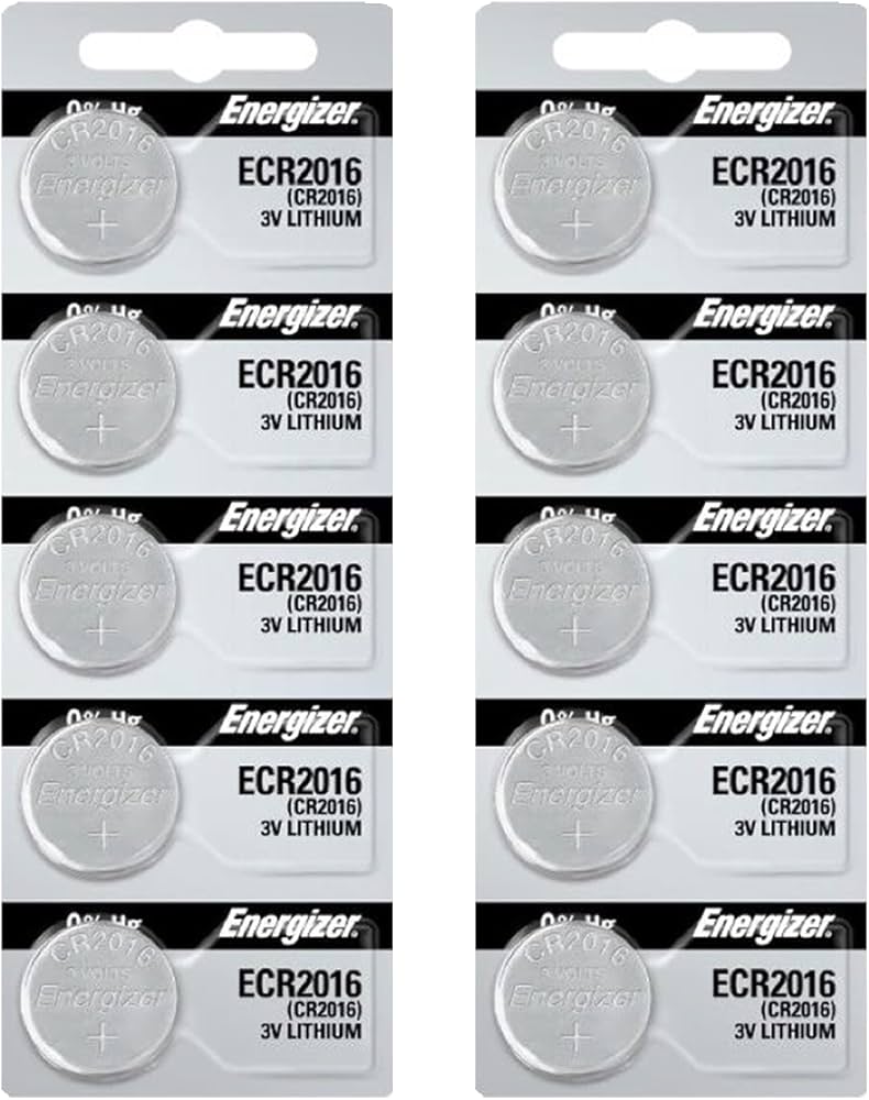Energizer ECR2016 Coin Lithium Battery On Tear Strip - Per Unit