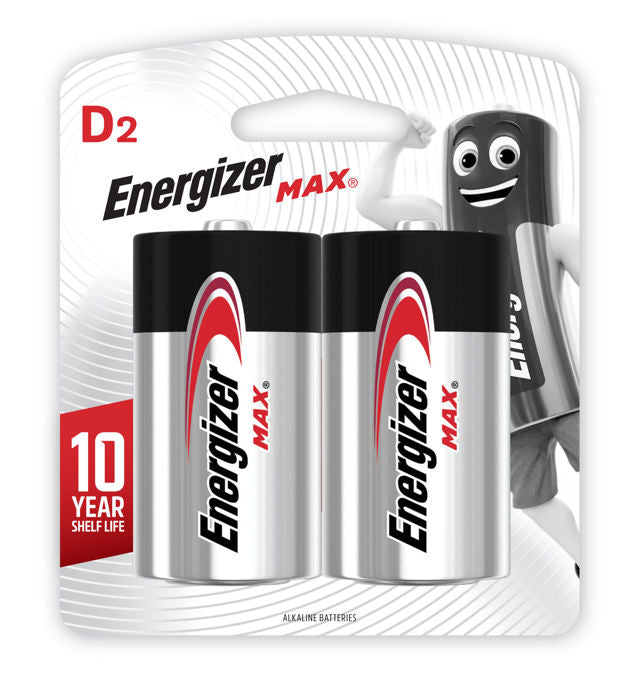 Energizer Alkaline D2 Battery pack