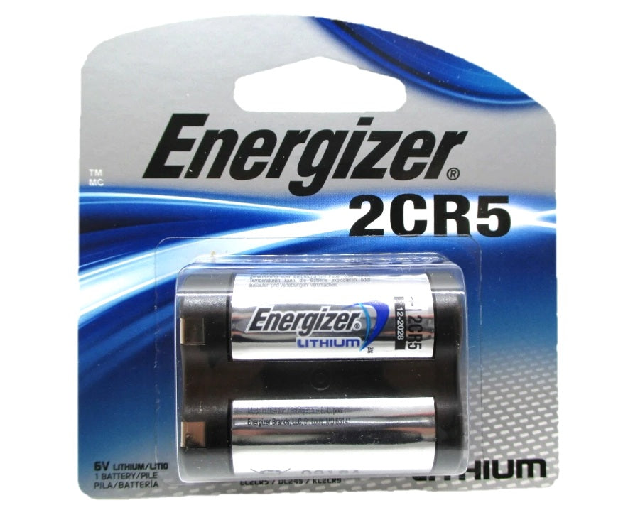 Energizer EL2CR5 6 Volt Lithium Batteries 2 Pack