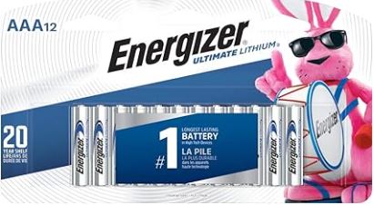 Energizer Lithium L92 AAA 12-Pack