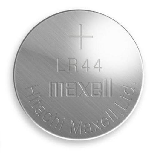 Maxell LR44 (A76, AG13) Alkaline Coin Battery On Tear Strip