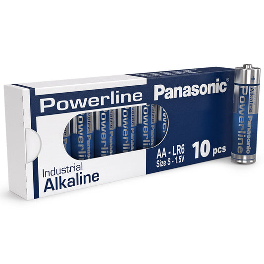 Panasonic AA LR6AD Powerline AA Batteries 10 Box