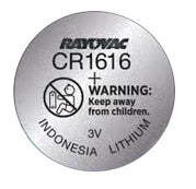 Rayovac RV1616 (CR1616) 3V Lithium Coin Battery