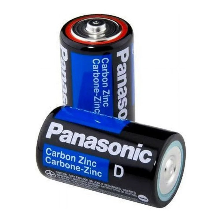Panasonic D Size Heavy Duty Batteries - 2 Pack