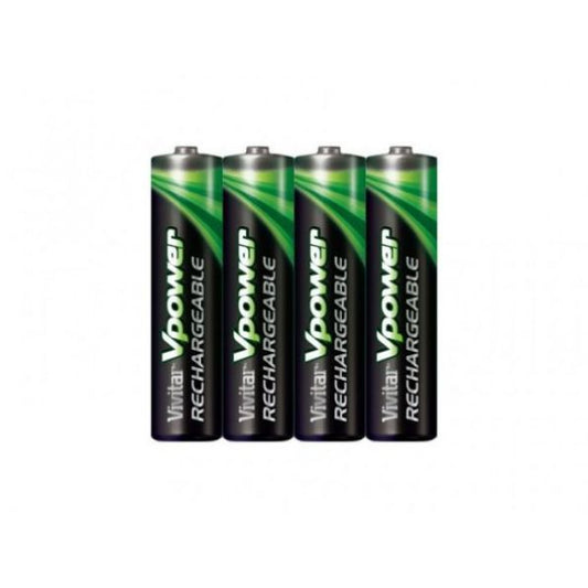 Vivitar Rechargeable AAA Batteries - 4 Pack