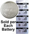 Energizer Batteries 373 (SR916SW) Silver Oxide Watch Battery. On Tear Strip