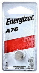 Energizer A76 (PX76A, LR44, AG13) Alkaline Watch Battery, Carded - Exp. 03/2022