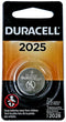 Duracell DL2025 3V Coin Lithium Battery, Carded