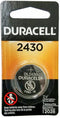 Duracell DL2430 3 Volts Lithium Coin Cell Carded