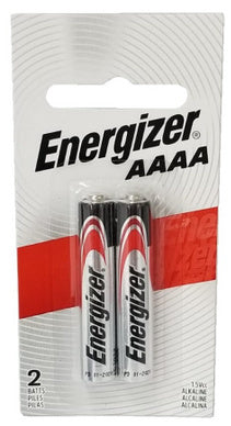 Energizer E96 AAAA Alkaline Battery 2 Pack Carded