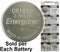 Energizer ECR1620 (CR1620) Lithium Coin Cell, On Tear Strip
