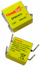 Omnicel EF651615, 3.6 Volt 400mAh Prismatic High Energy Lithium Battery