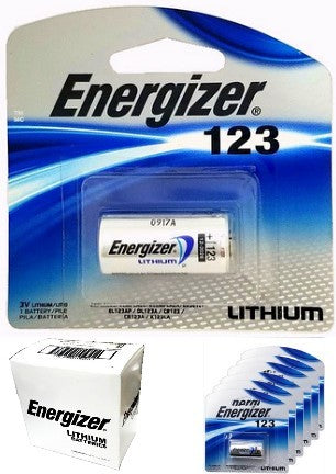 Energizer EL123 3Volt Lithium Battery in Blister Pack