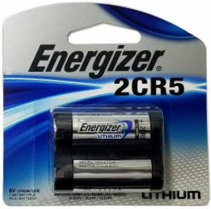 Energizer EL2CR5 6V Volt Lithium Battery Carded "12-2028" Date
