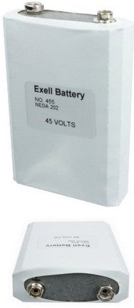 Exell Batteries 455 (ENEDA 201, EB-455, 30F40) 45V, 550mAh Alkaline Battery