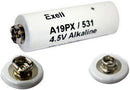 Exell Battery 19PX (A19PX , E31, PX19) 4.5V Alkaline with snaps