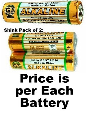 GI AA Alkaline Battery AA
