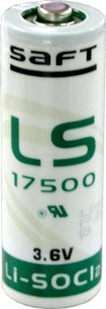 SAFT LS17500 A Size 3.6 Volt 3600mAh Li-SOCl2 Lithium-Thionyl Chloride Battery