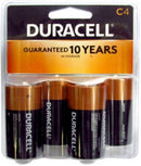 Duracell Coppertop C Size 4 Blister Pack Exp. 3-2028