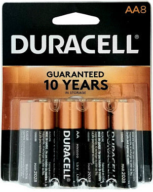 Duracell MN1500 AA 8 Pack