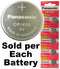 Panasonic CR1620 3V Lithium Coin Size Battery, On Tear Strip, Exp. 07 - 2027