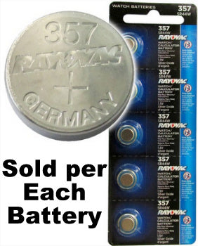 Rayovac LR44, A76, 357, AG13 Button Battery