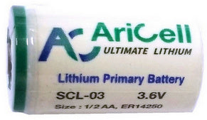 Aricell SCL-03, ER14250, 1/2 AA Size 3.6 Volt Ultimate Lithium Primary Battery