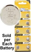 TIANQIU Batteries LR41 (192, AG3) Alkaline Button Size Battery, On Tear Strip
