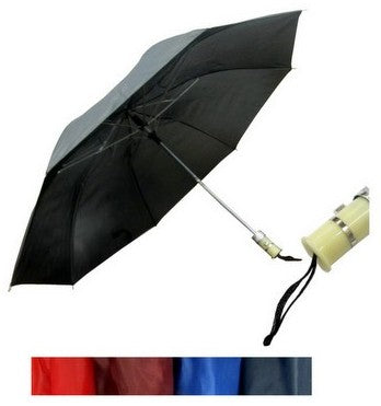 Ladies's Folding Push-Button Umbrellas - Assorted Colors