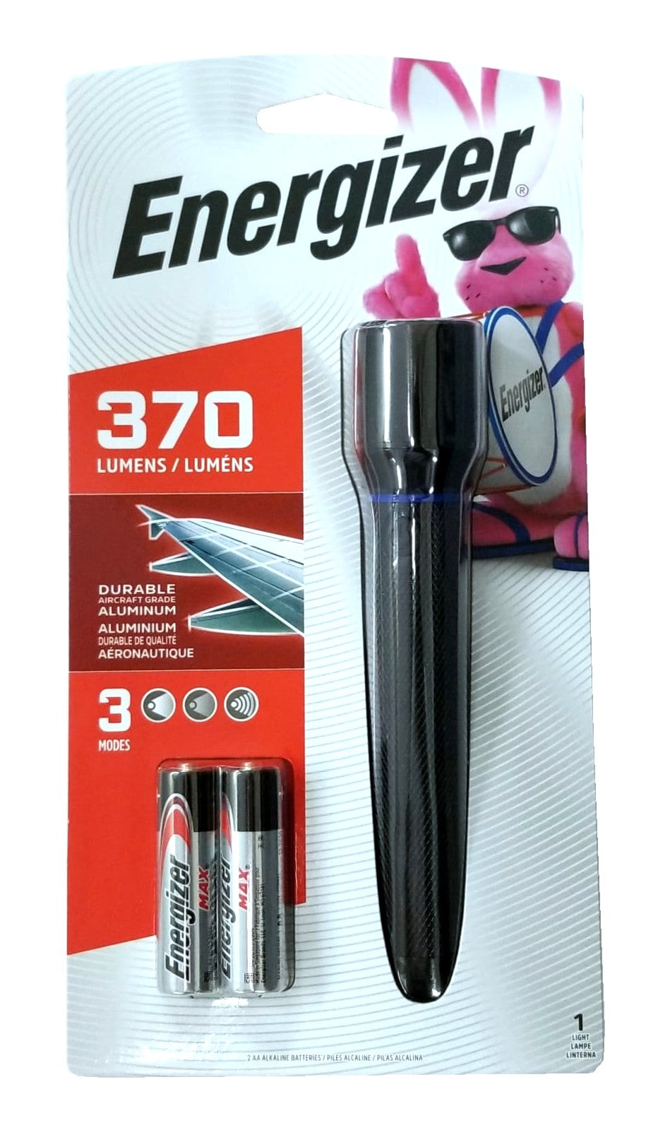 Energizer MTL370 Metal Light, 370 Lumens