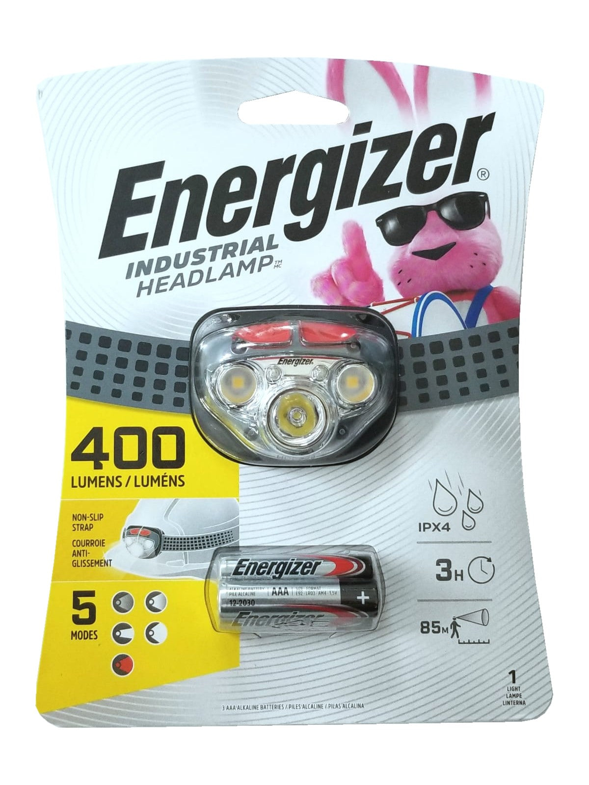 Energizer Industrial Vision HD+ Focus Headlight, 400 Lumens