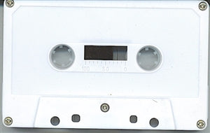 C47 Blank Audiocassette Tape - White