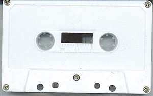 C122 Blank Audiocassette Tape - White